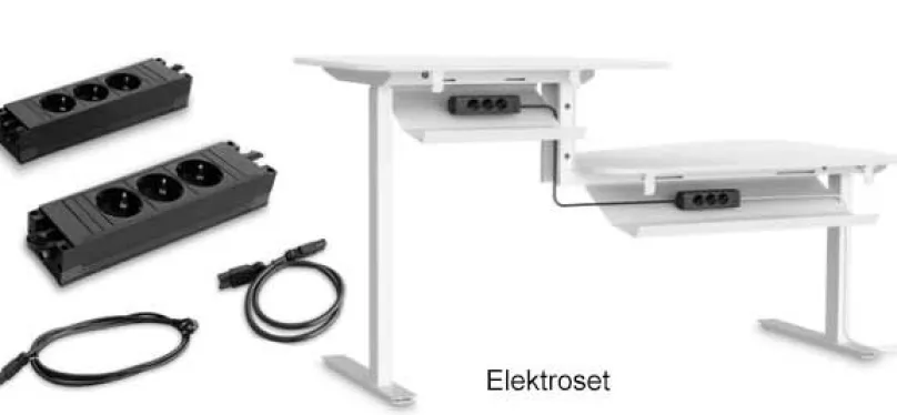 Outlet Active Desk Stehschreibtisch höhenverstellbar in 3 Farben Schreibtische