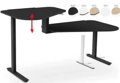Outlet Active Desk Stehschreibtisch höhenverstellbar in 3 Farben Schreibtische