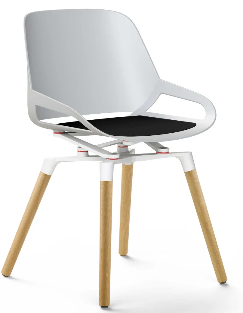 New Numo ergonomischer Konferenzstuhl weiß oder schwarz Bürostühle Ergonomisch