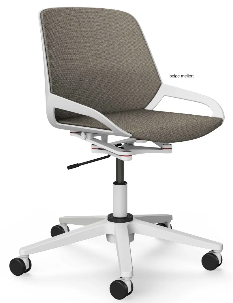 Outlet Numo Task höhenverstellbarer Drehstuhl mit Rollen Bürostühle Ergonomisch