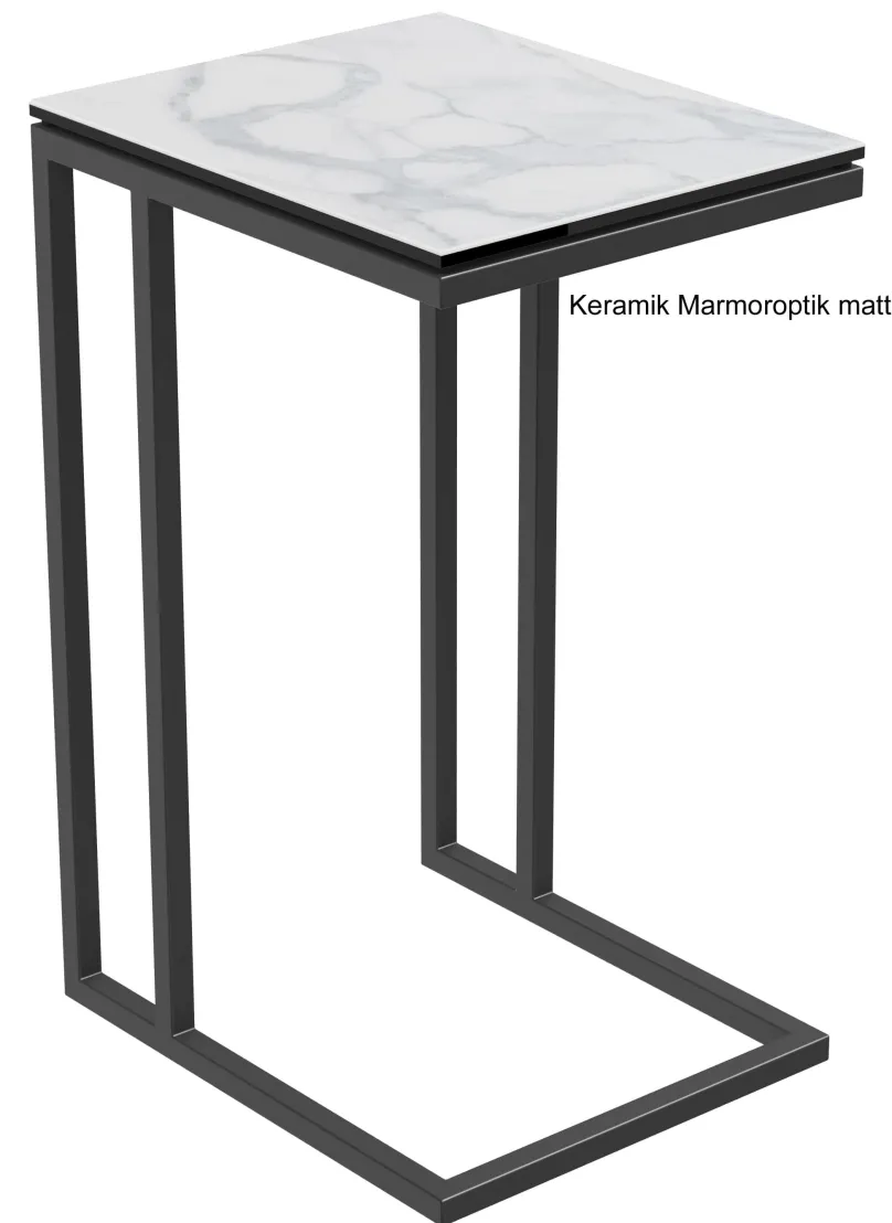 Alicia Beistelltisch Metall schwarz Beistelltische