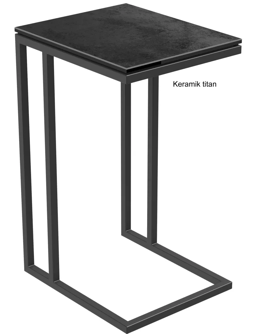 Alicia Beistelltisch Metall schwarz Beistelltische