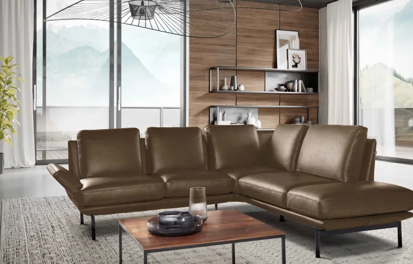 Sale Aline Ecksofa Leder modern Ecksofas