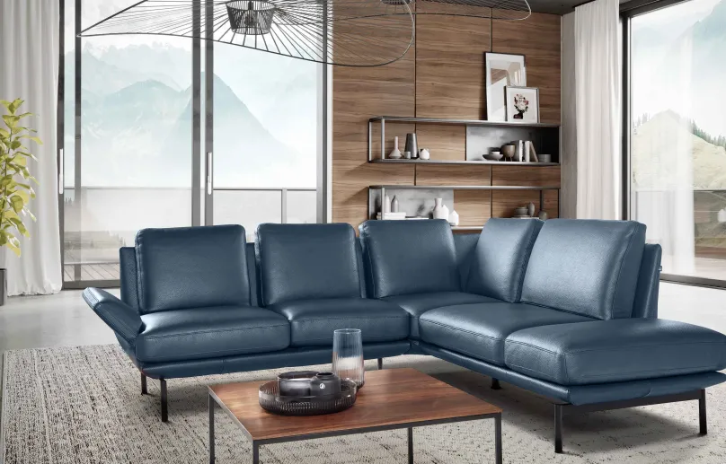 Clearance Aline Wohnlandschaft Leder Ecksofas