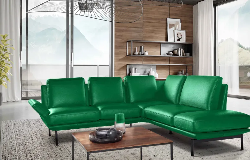 Clearance Aline Wohnlandschaft Leder Ecksofas