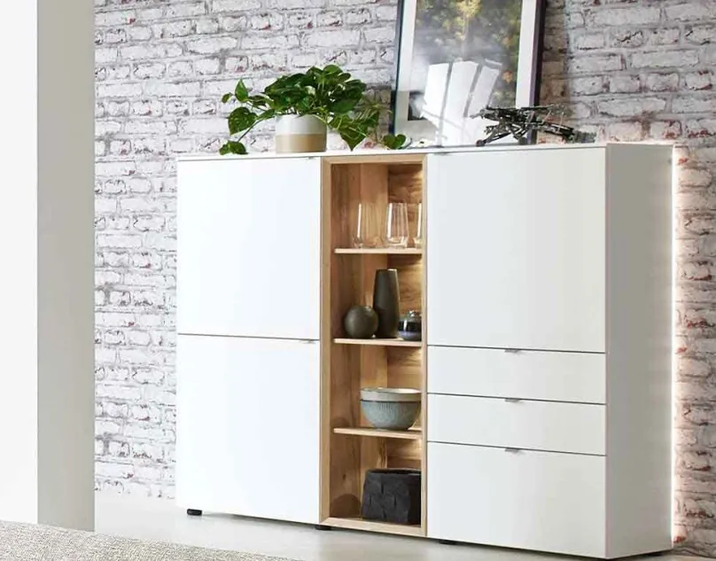 Best Andiamo Home Highboard mit Schubladen Highboards|Anrichten