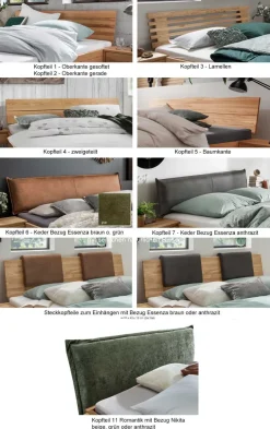 New Astoria Massivholzbett 140x200 Massivholzbett