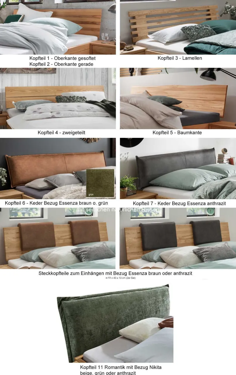 New Astoria Massivholzbett 140x200 Massivholzbett