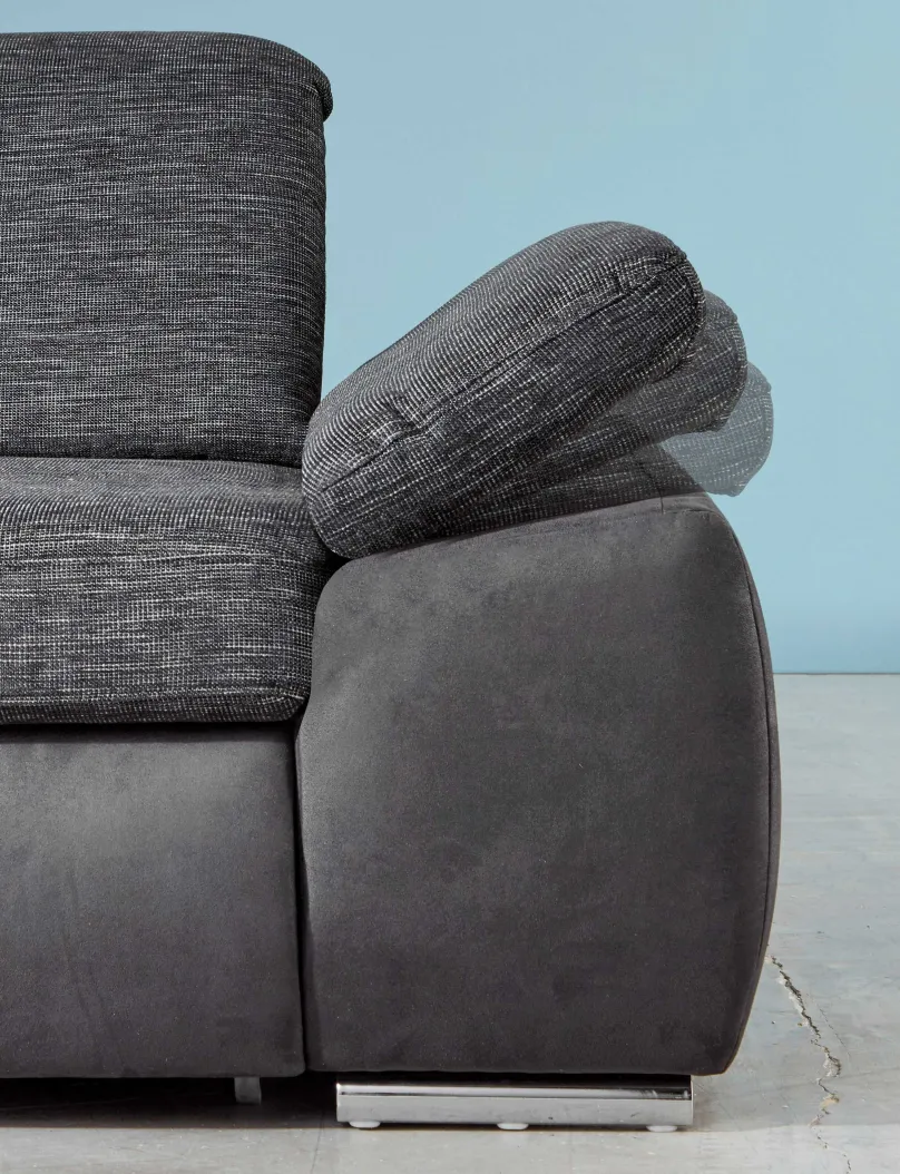 Best Atlantis Ecksofa mit Sitztiefenverstellung Schlafsofa|Ecksofas