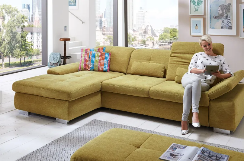 Online Atlantis Schlafsofa L-Form Schlafsofa|Ecksofas