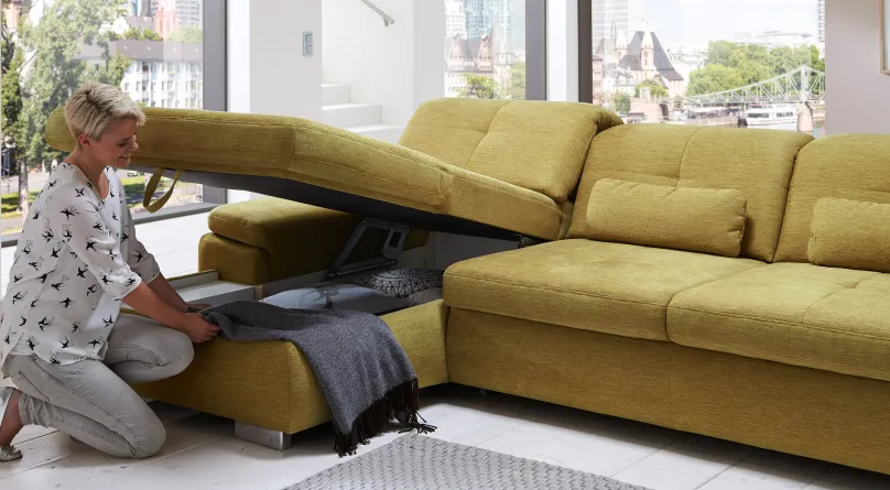 Clearance Atlantis Wohnlandschaft U-Form Schlafsofa|Ecksofas