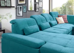 Clearance Atlantis Wohnlandschaft U-Form Schlafsofa|Ecksofas