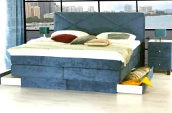 Clearance Bali Boxspringbett 200x200 mit Bettkasten Boxspringbett