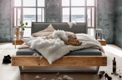 Best Balkenbett 820 wildeiche Massivholzbett