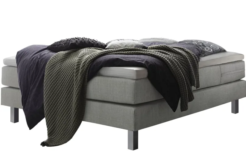 Clearance Basio Boxspringbett ohne Kopfteil Boxspringbett