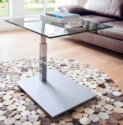 Sale 1443 Beistelltisch auf Rollen höhenverstellbar Beistelltische|Couchtische