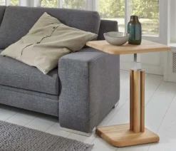 New 7887 Beistelltisch höhenverstellbar Holz Beistelltische|Couchtische
