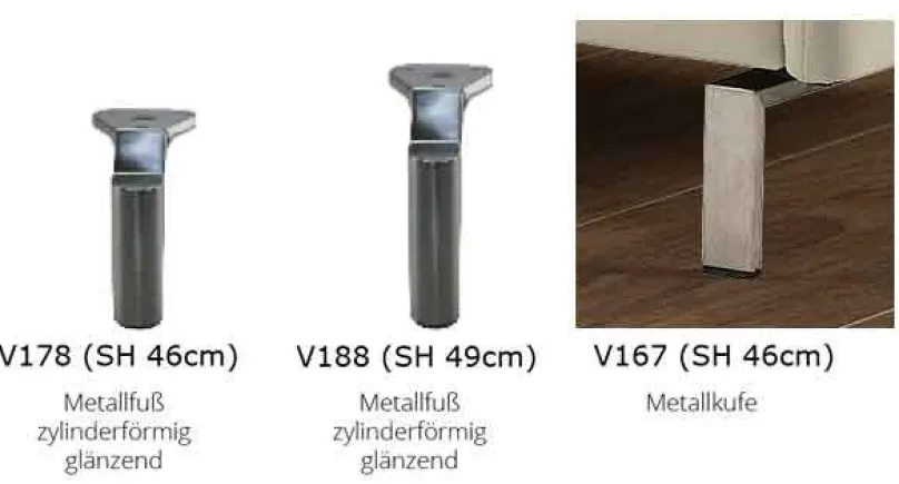 Hot Belen Ledercouch 3-Sitzer Sofas