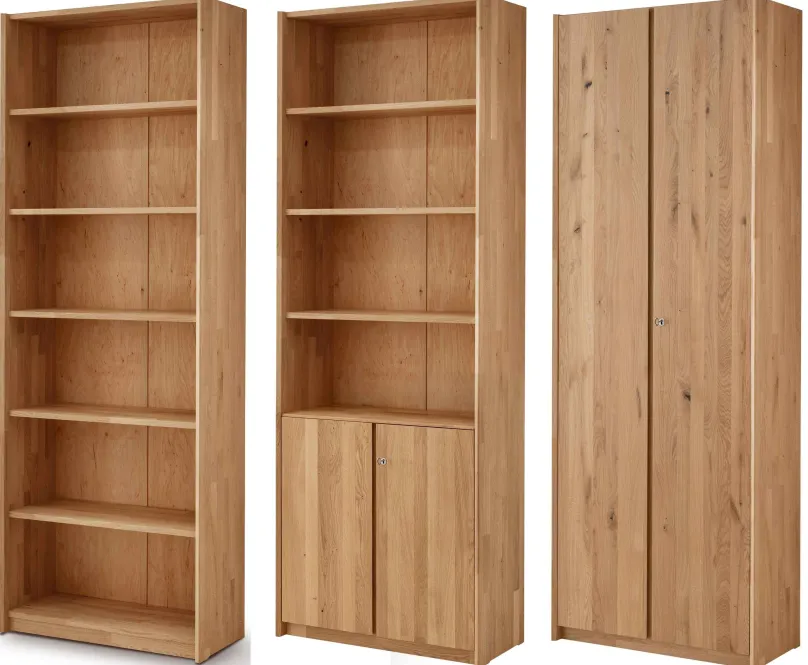 Best Bergamo Bücherregal Massivholz Bücherregale|Regale