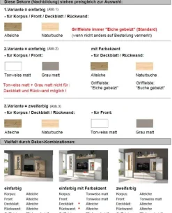 Sale Binz Wohnwand weiß modern Wohnwände