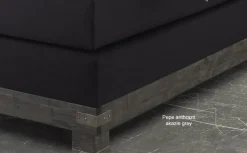 Discount Boston Boxspringbett mit Holzrahmen Boxspringbett
