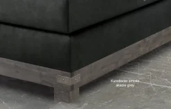 Discount Boston Boxspringbett mit Holzrahmen Boxspringbett