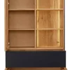 Online Boston Wohnzimmerschrank eiche massiv Vitrinen|Vitrinenschränke