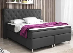 Boxspringbett mit hohem Kopfteil Boxspringbett