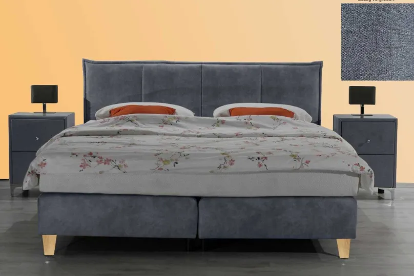 Sale Boxspringbett 180x200 anthrazit Boxspringbett