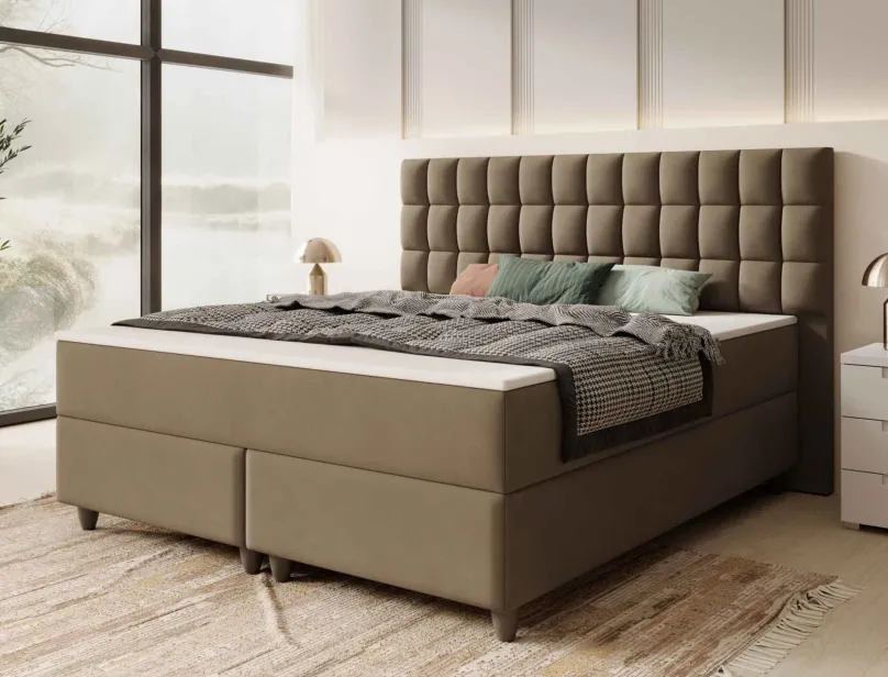 Clearance Boxspringbett 180x200 Samt Boxspringbett