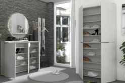 Bresta Garderobe grau Garderobenset