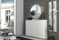 Bresta Garderobe grau Garderobenset