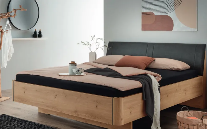 Sale Cadiz Bett eiche Klassisches Bettgestell