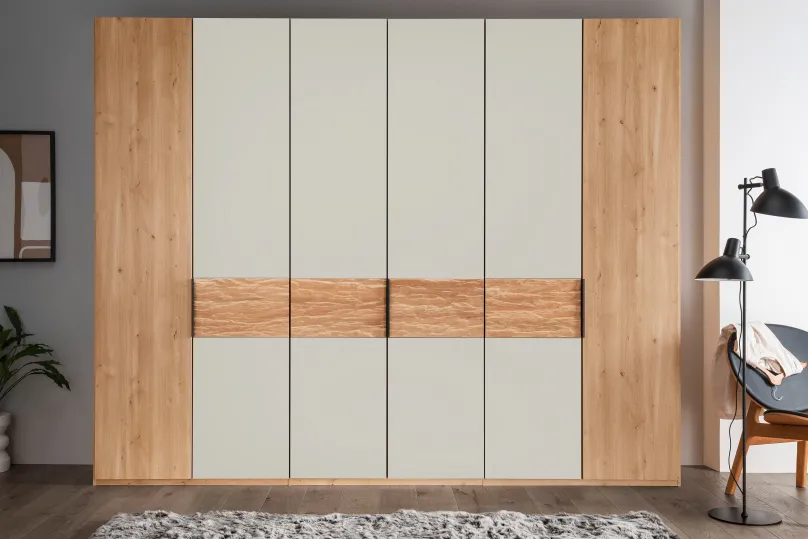 New Cadiz Kleiderschrank eiche Drehtürenschränke
