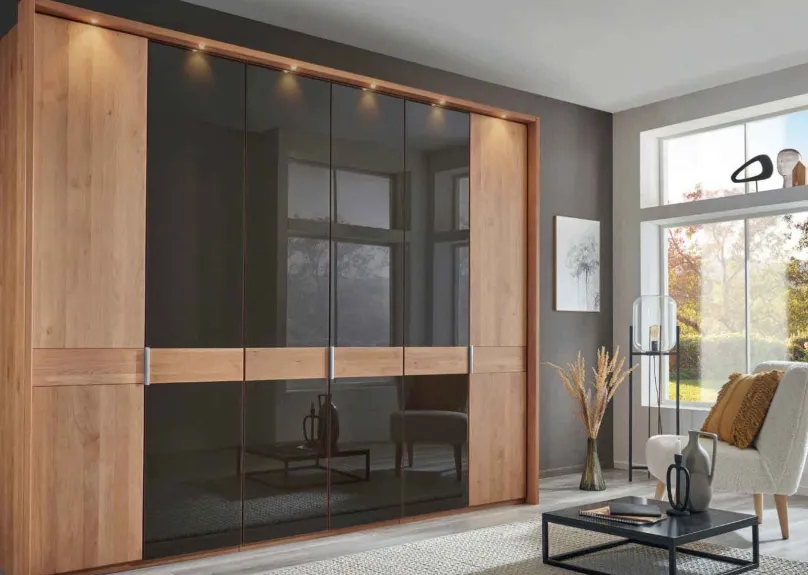 Best Cardiff eiche Kleiderschrank Drehtürenschränke