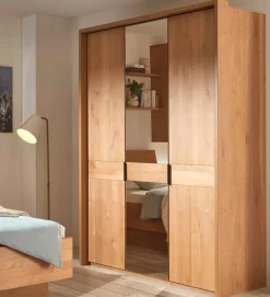 New Cardiff Kleiderschrank Holz eiche Drehtürenschränke