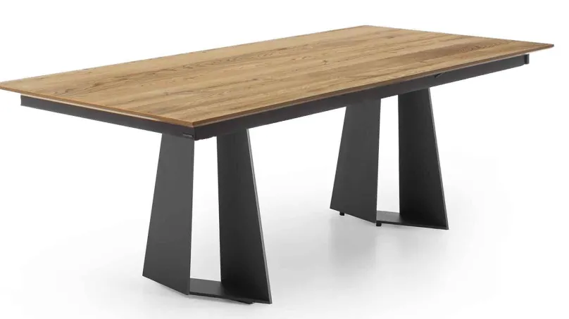 Outlet Chic Esstisch Metallgestell ausziehbar Esstische|Esstische