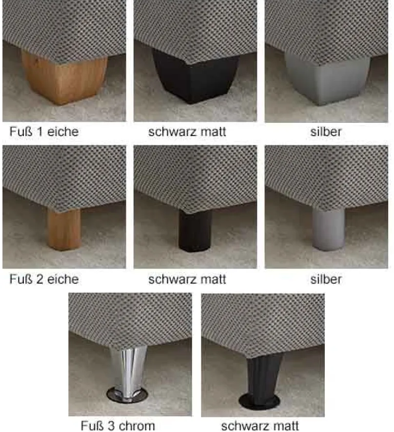 New Clara Polsterbett 200x200 mit Stauraum Polsterbett