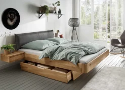 Outlet Cleveland Holzbett 140x200 Massivholzbett