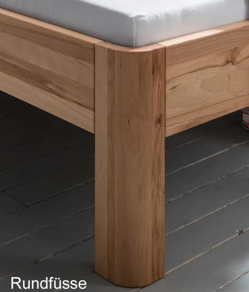 Discount Cleveland massiv Holz Bett 140x200 Massivholzbett