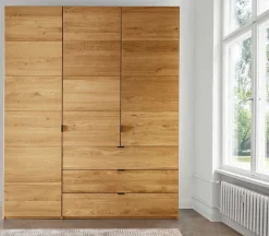 Outlet Colorado Holz-Kleiderschrank mit Schubladen Drehtürenschränke