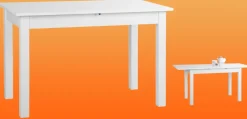 Outlet Columbia günstiger Küchentisch weiß ausziehbar Esstische|Esstische