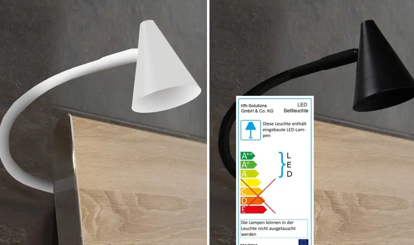 New Cono Leselampe Bett Kopfteil Bettbeleuchtung