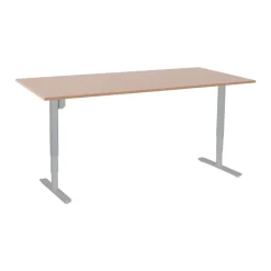 Hot höhenverstellbarer Schreibtisch STEH / Sitz 100kg Gestell rund Schreibtische