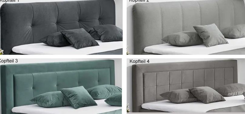 Cosima Boxspringbett 180x200 mit Bettkasten Boxspringbett