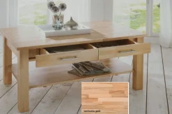 Sale Couchtisch buche mit Schubladen Couchtische