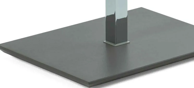 Online 2598 Couchtisch Glas Metall höhenverstellbar Couchtische