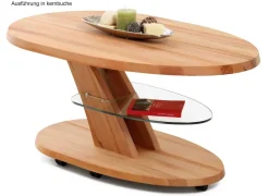 Best 4328 Couchtisch höhenverstellbar kernbuche Beistelltische|Couchtische