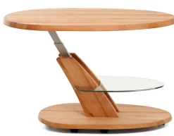 Clearance 4328 Couchtisch oval höhenverstellbar Beistelltische|Couchtische