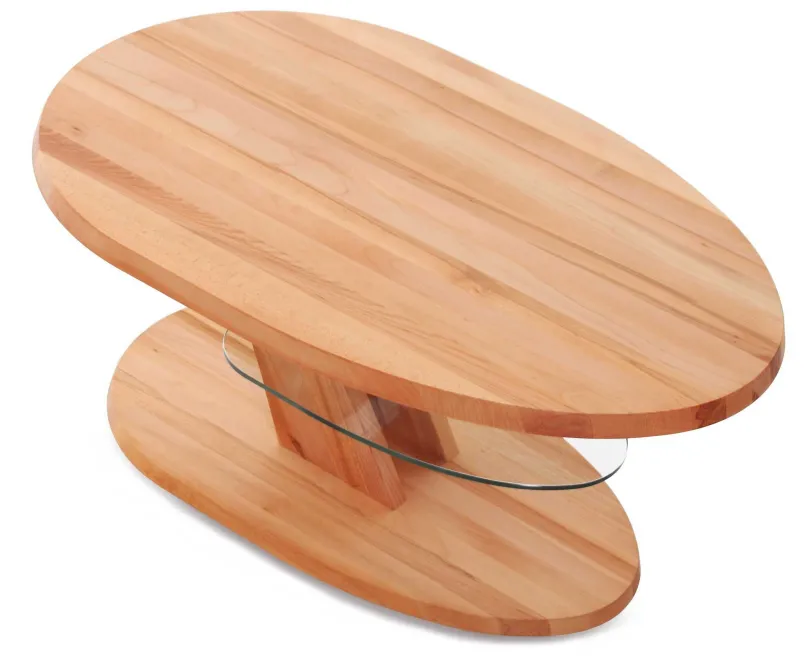 Clearance 4328 Couchtisch oval höhenverstellbar Beistelltische|Couchtische